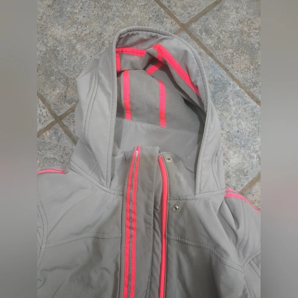 Ivivva Gray Jacket with Pink Accents